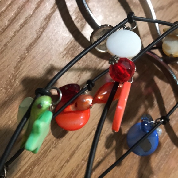 Super Long Necklace 58”! Colorful Fun Unique - Picture 13 of 16